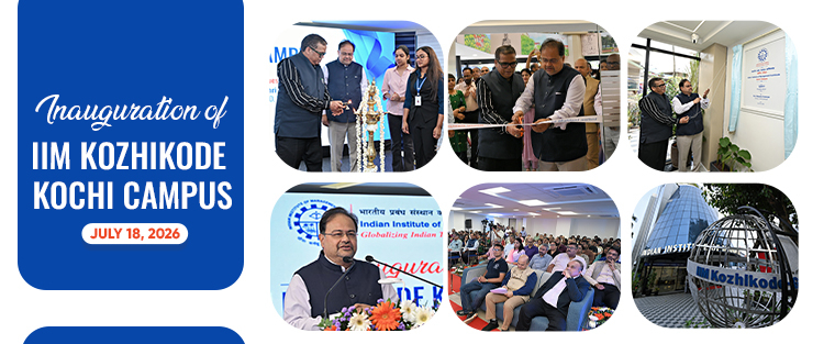 IIM Kozhikode Inaugurates New Kochi Campus